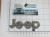 Эмблема шильдик на багажник Jeep хром 105*45 мм