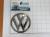 Эмблема шильдик логотип Volkswagen на багажник 90 мм