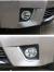 Хромированные накладки на передние туманки птф Toyota Corolla 2013+