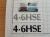 Эмблема шильдик с клеевой основой 4.6 HSE Land Rover 126*30 мм