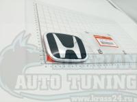 Черная эмблема Type R H для автомобилей Honda 75700-SNW-003 113x92