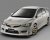 Решетка радиатора MUGEN RR style  на Honda Civic 4D 8