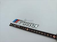 Шильдик с клеевой основой Power для автомобилей BMW 140*25 мм