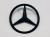 Эмблема Mercedes-Benz на багажник 82мм A2058174500 Черная