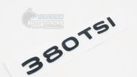Шильдик 380tsi Volkswagen на багажник 155*17мм Черный