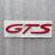 Эмблема шильдик на багажник GTS Porsche красный 101x20 мм