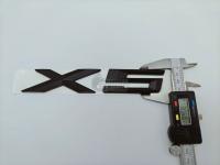 Шильдик с клеевой основой X5 черный матт BMW 180*30 мм стиль F