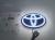 Эмблема Toyota под стеклом на решетку distronic Led 92806-no 190 190*130 мм 7531260050 7530160060 7530160070