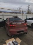 Фонари Задние (Стопы) Heartbeat black style на Mitsubishi Lancer X / Galant Fortis