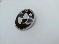 Эмблема на капот и багажник для BMW черно-белый 72 мм 51148132375