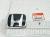 Черная эмблема Type R H для автомобилей Honda 75700-S5T-E01 123*99