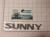 Эмблема шильдик Sunny на багажник 152 х 20 мм